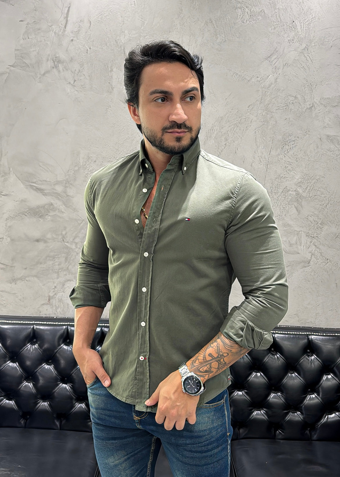 Camisa TOMMY H. M/L