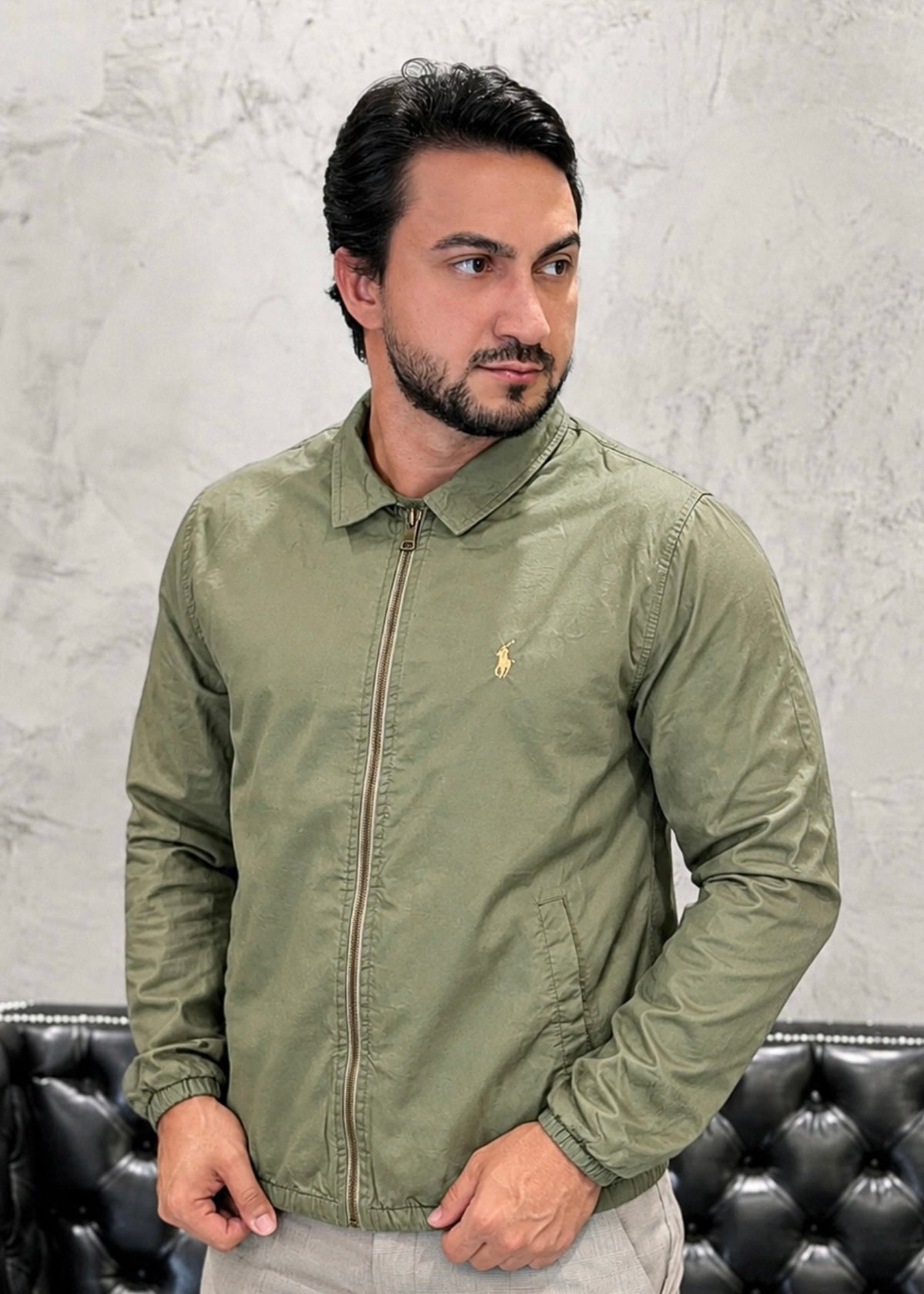 Jaqueta Sarja Ralph Lauren Verde