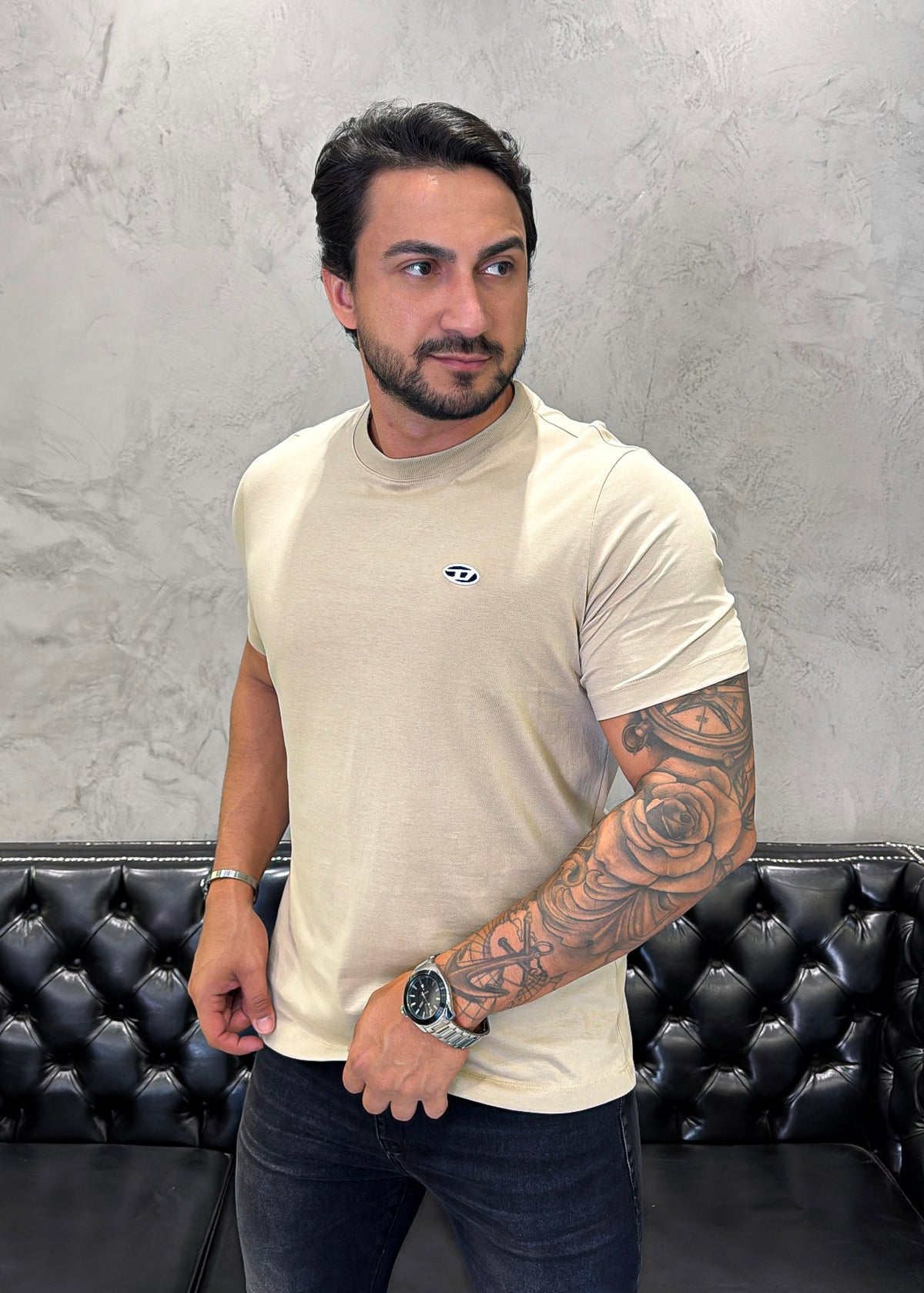 T-Shirt DIESEL Basic Khaki