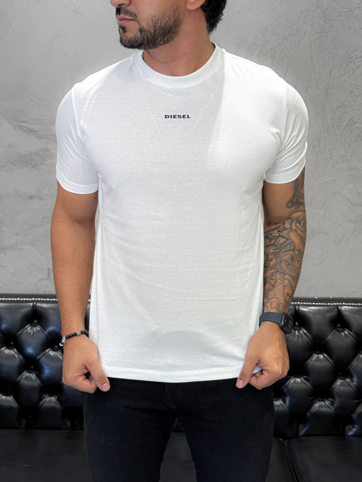 T-Shirt DIESEL Básica Branca