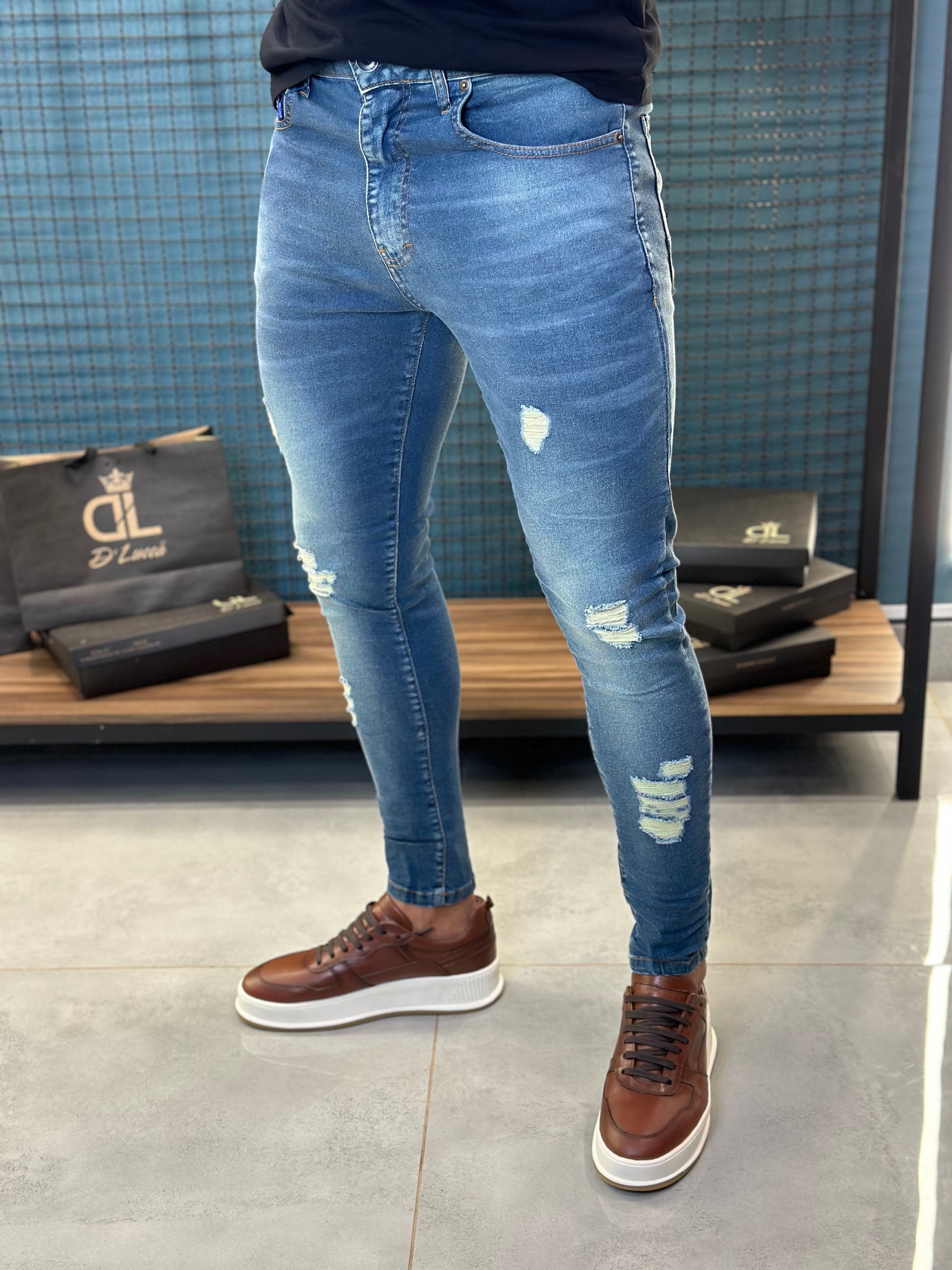 Calça Jeans Slim Fit