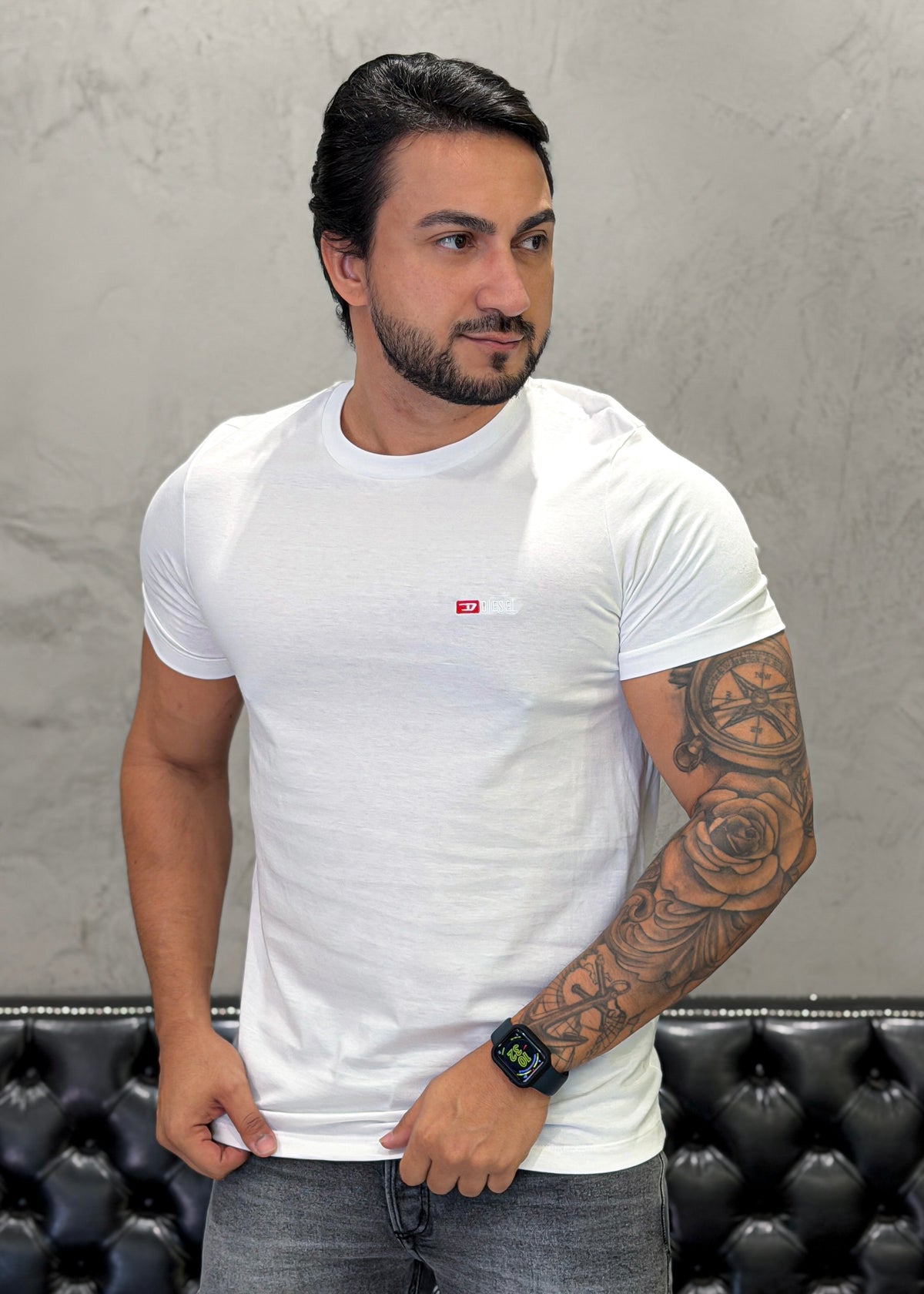 T-Shirt Básica DIESEL Branca