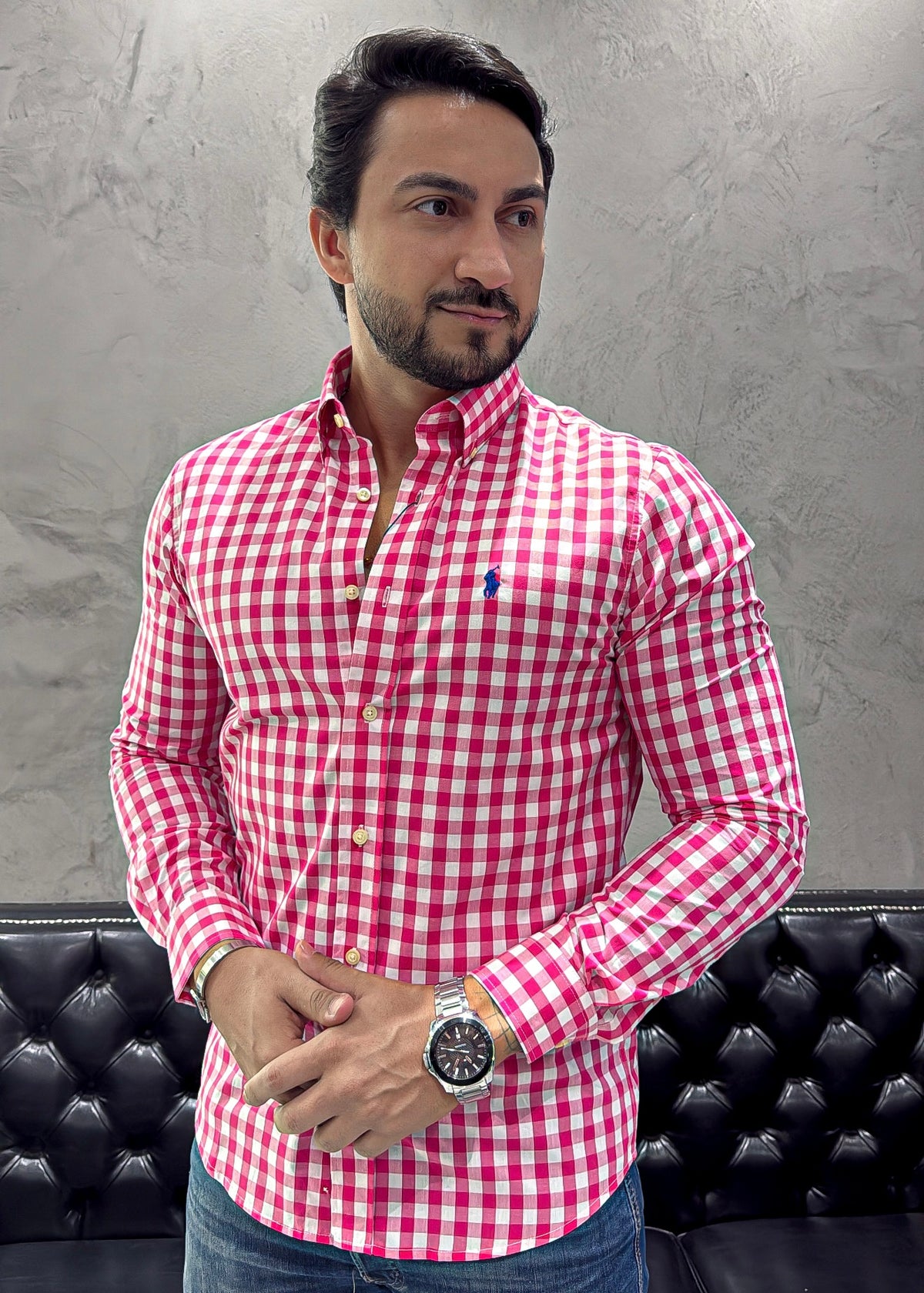 Camisa Ralph Lauren M/L Xadrez