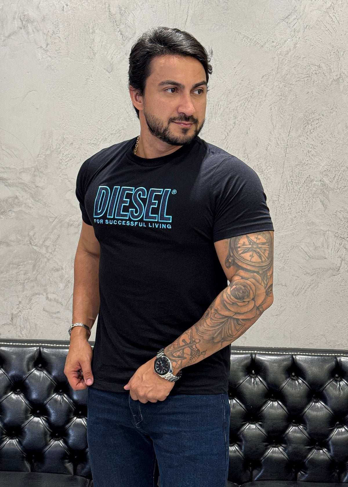 T-Shirt DIESEL Preto