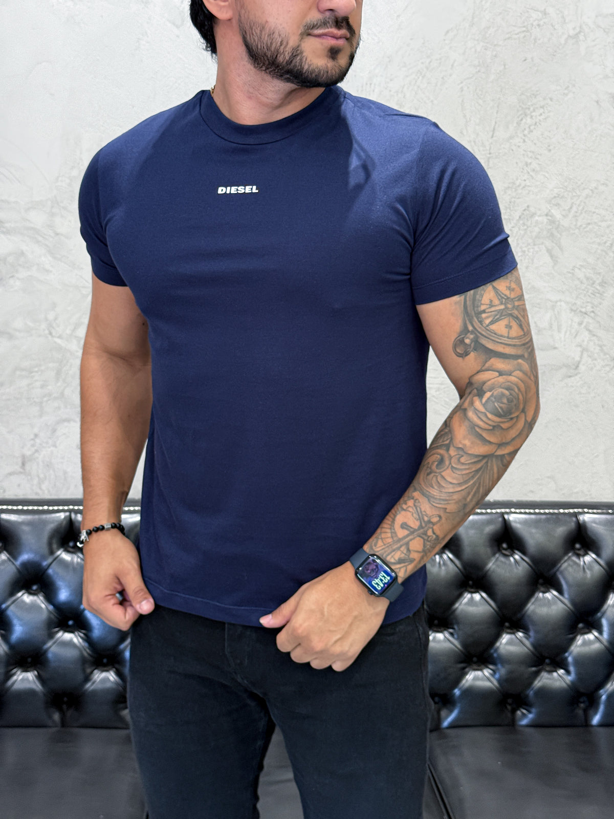 T-Shirt DIESEL Básica Marinho