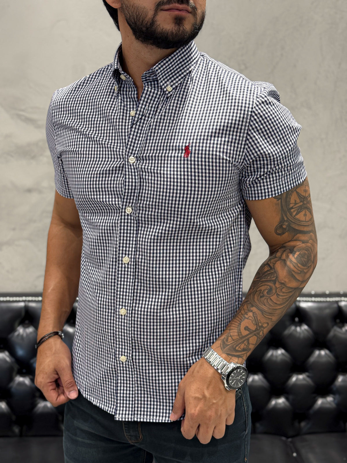Camisa Ralph Lauren M/Curta
