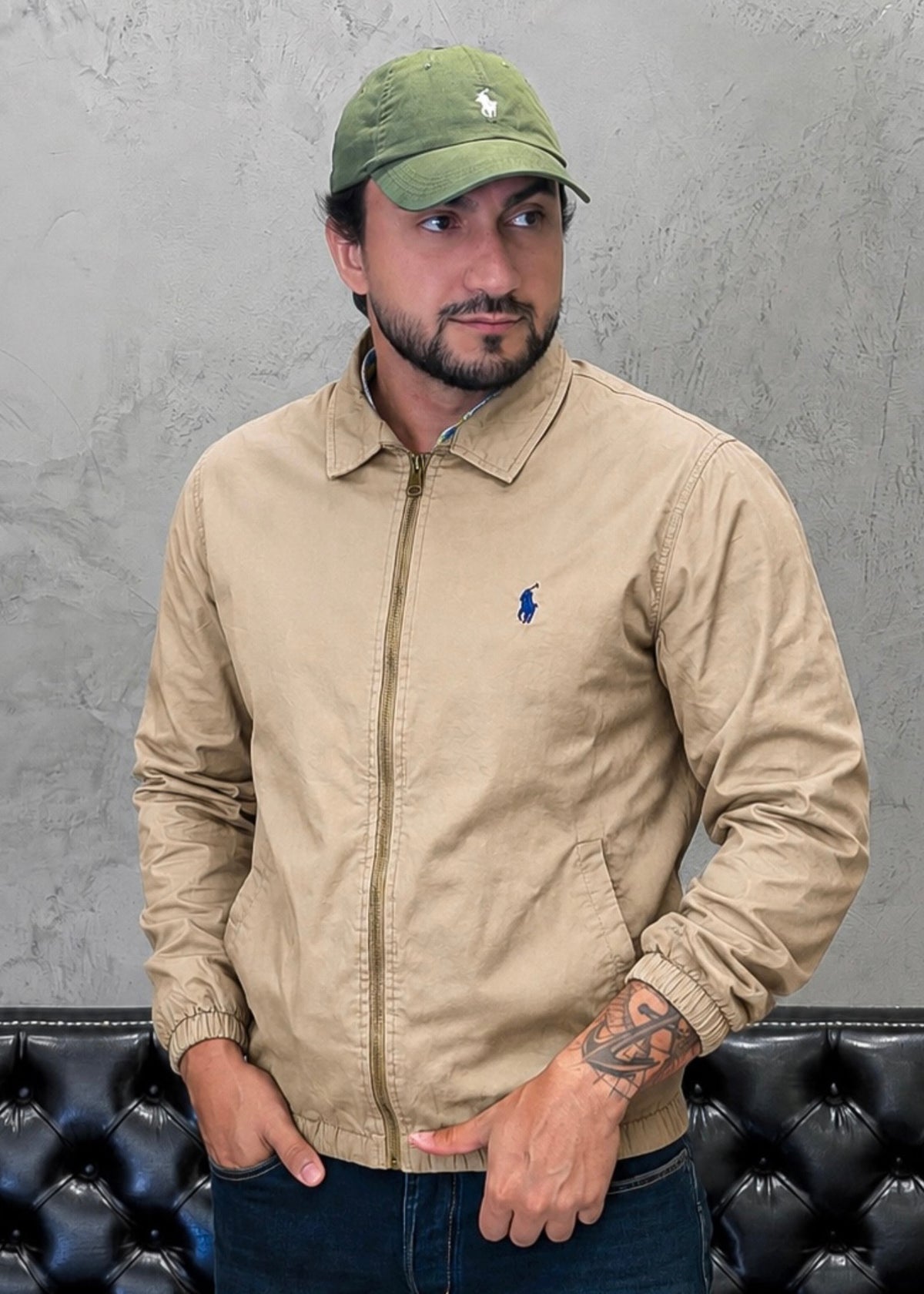 Jaqueta Sarja Ralph Lauren Marrom