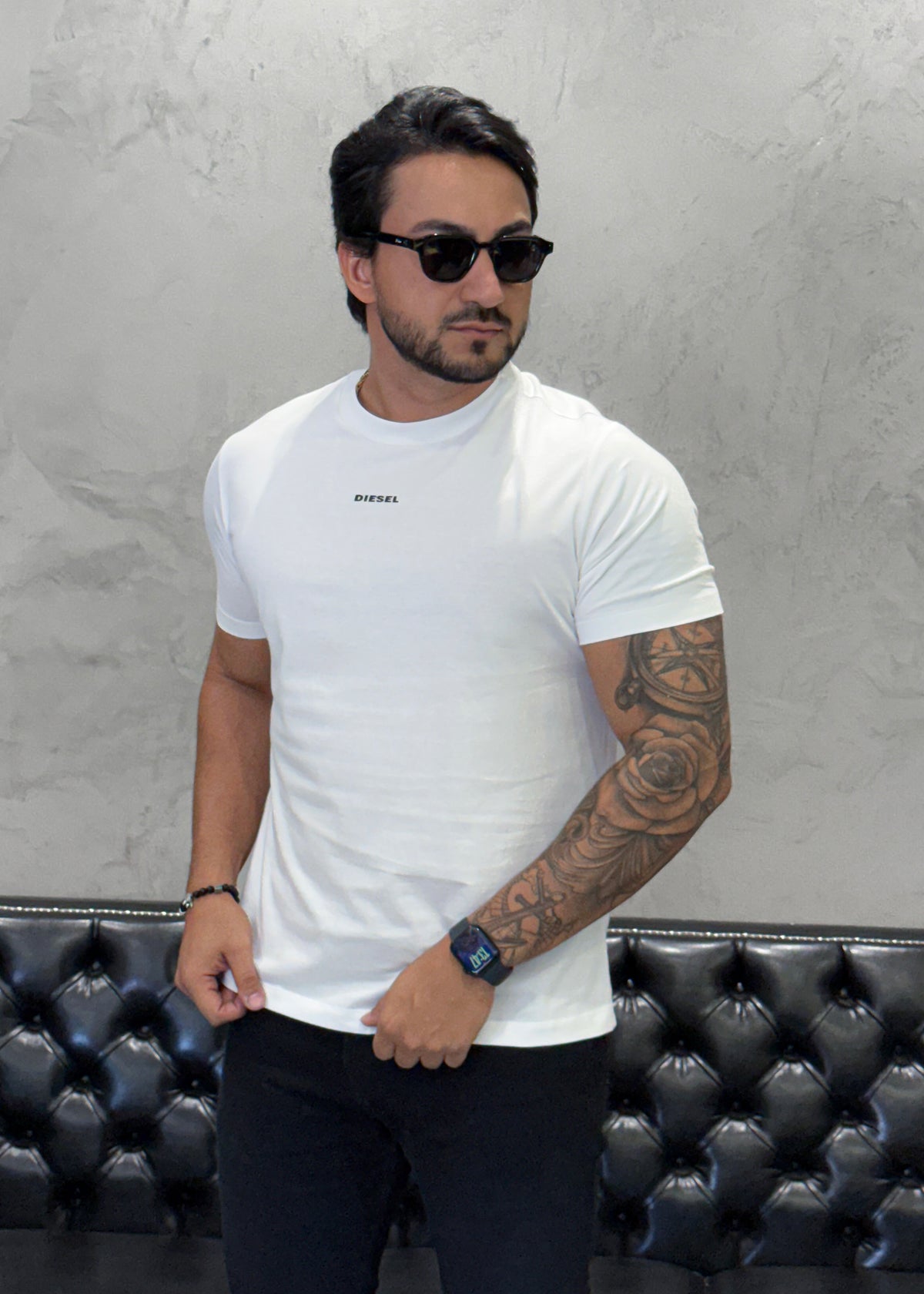 T-Shirt DIESEL Básica Branca