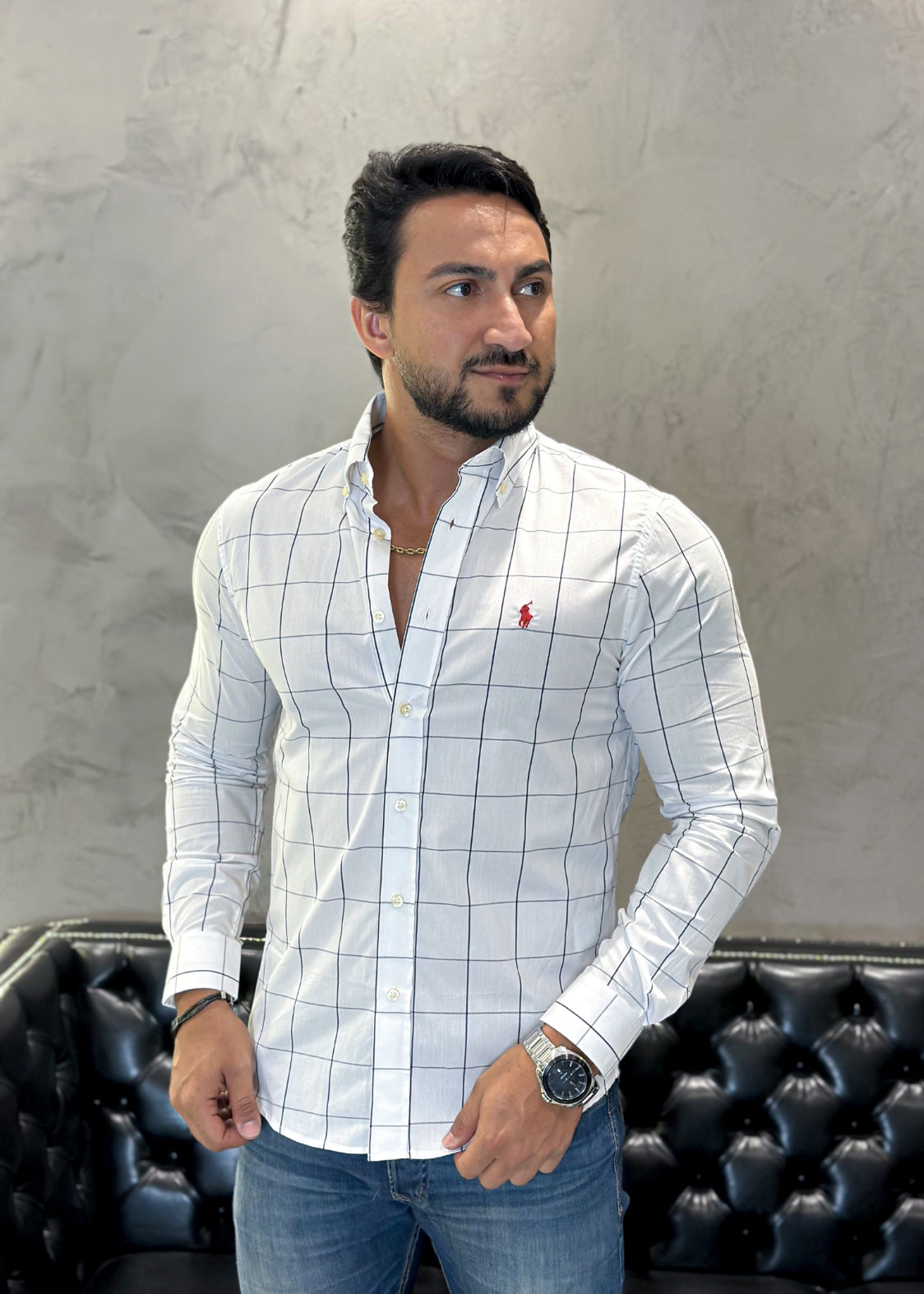 Camisa Ralph Lauren M/L Xadrez no