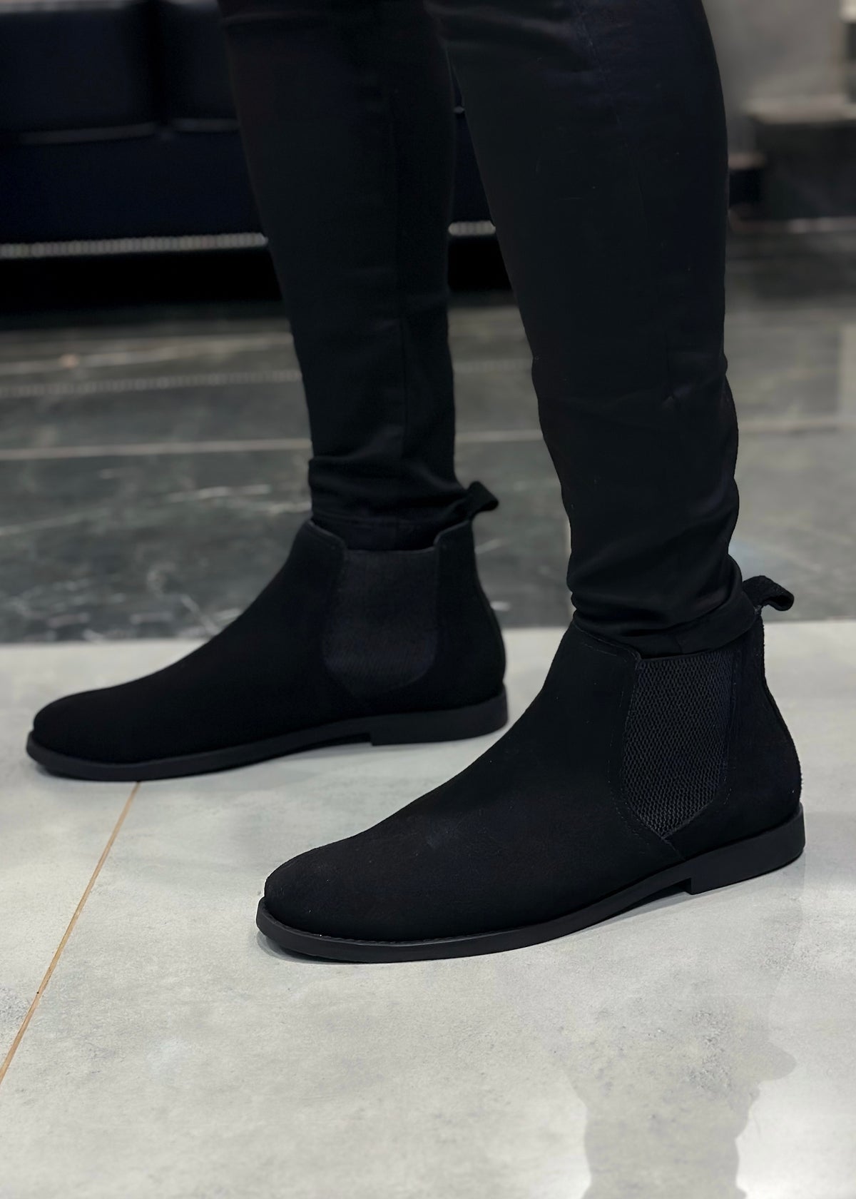 Bota Camurça DL67 Preto