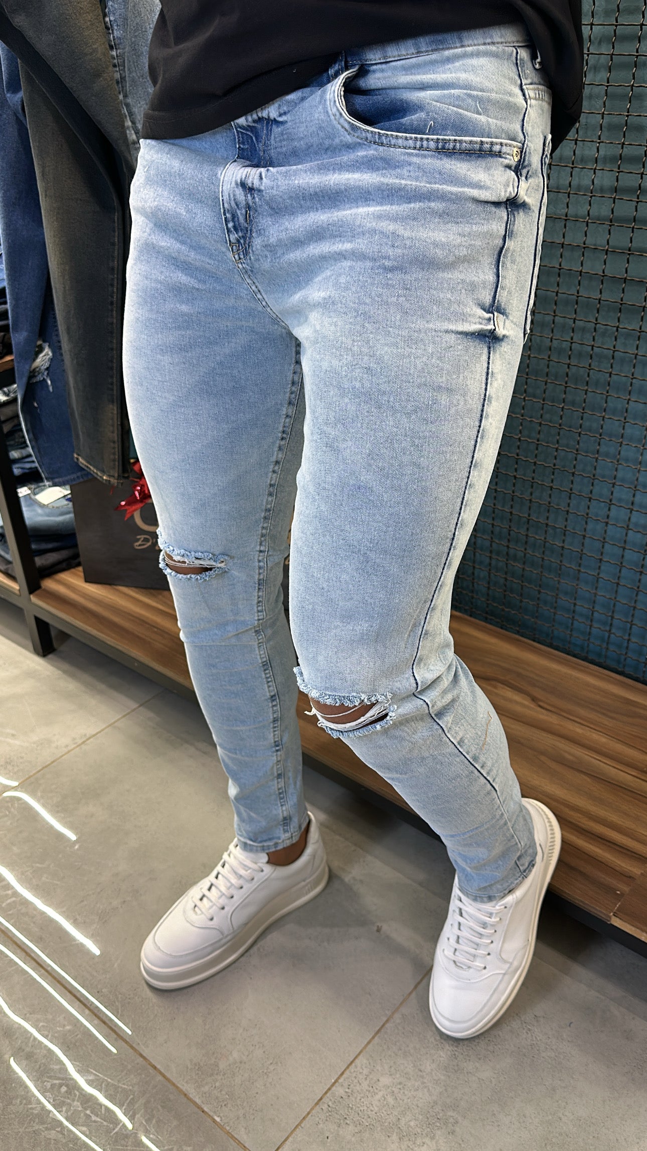 Calça Jeans Slim Fit