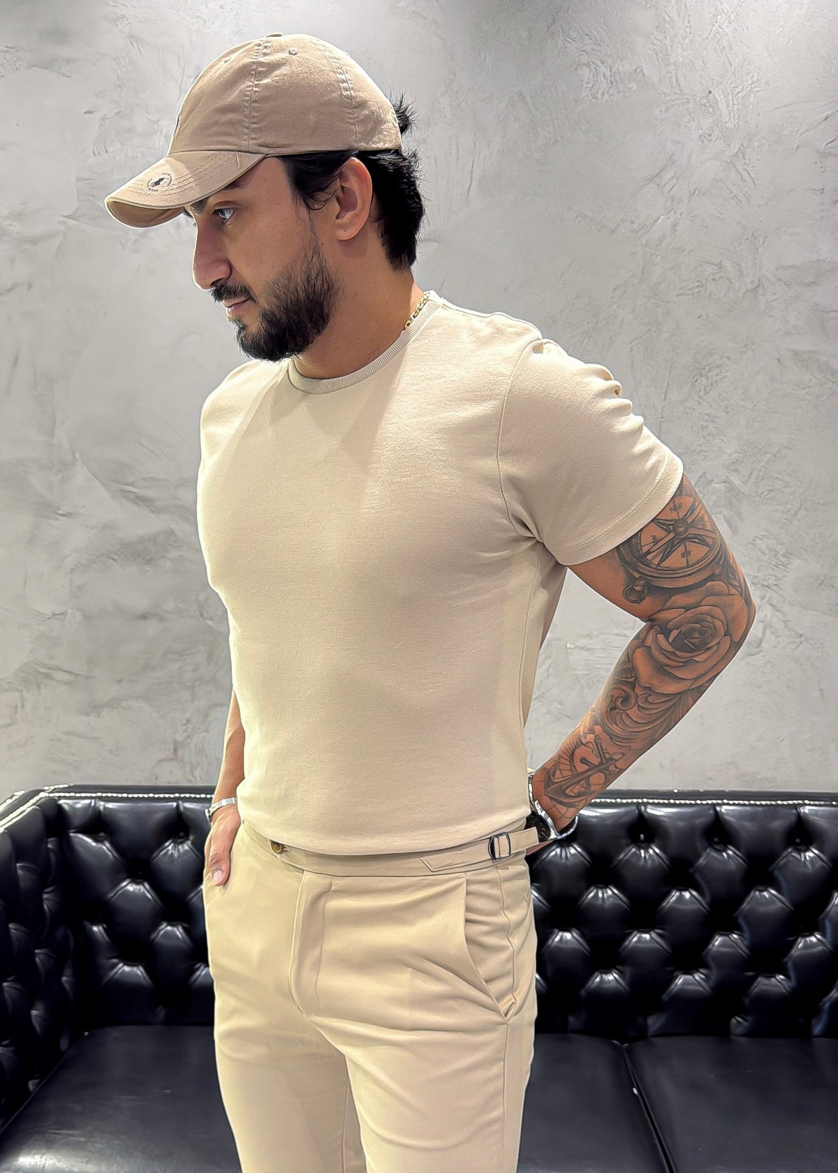 T-Shirt Básica Areia