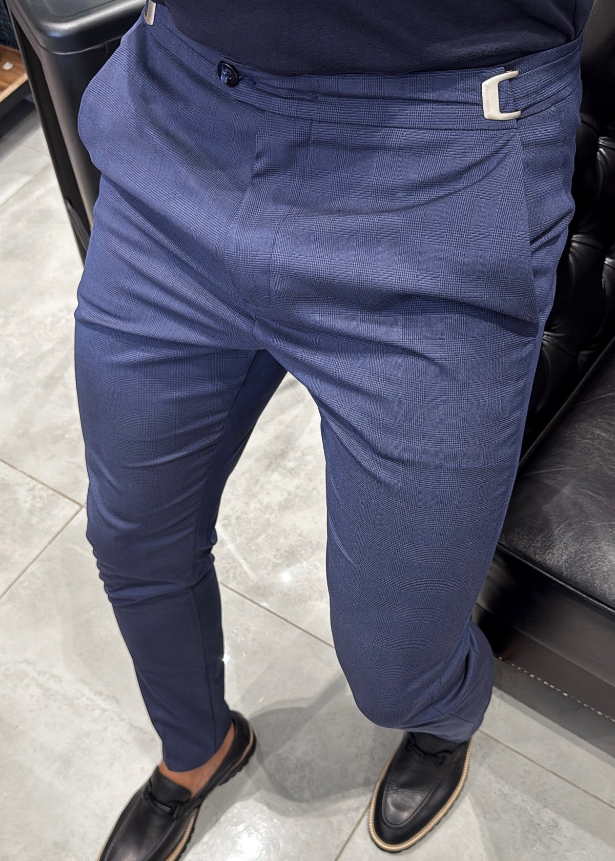 Calça Alfaiataria Xadrez Príncipe de Gales