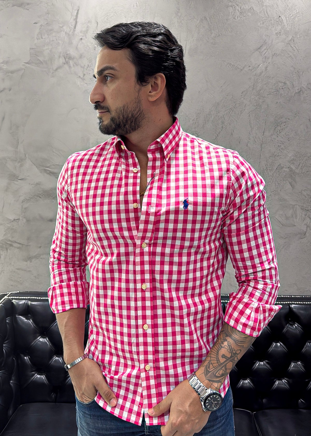Camisa Ralph Lauren M/L Xadrez