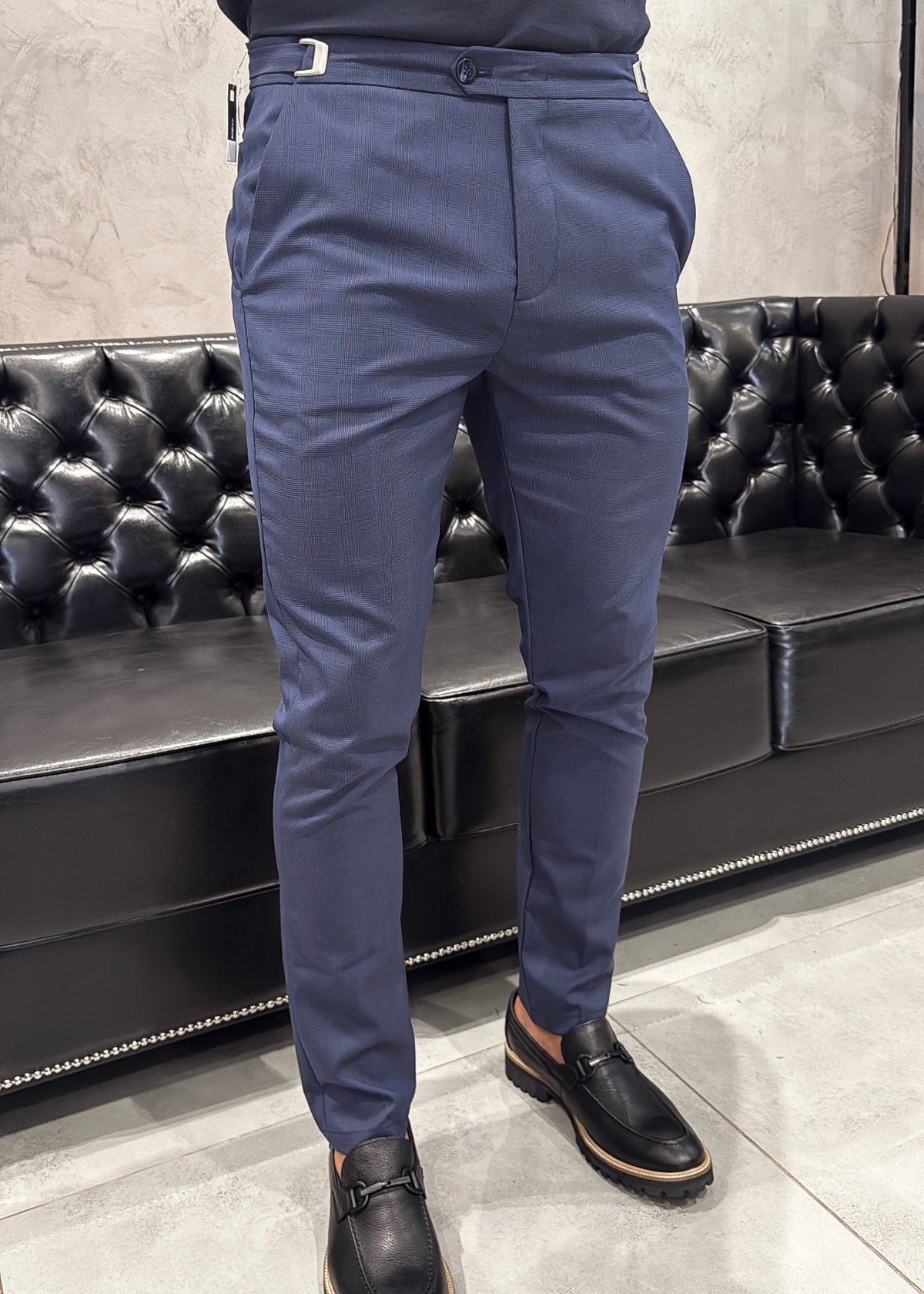 Calça Alfaiataria Xadrez Príncipe de Gales