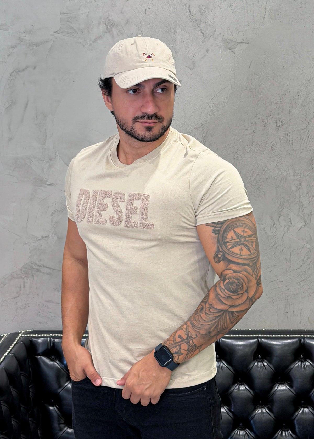 T-Shirt DIESEL Areia
