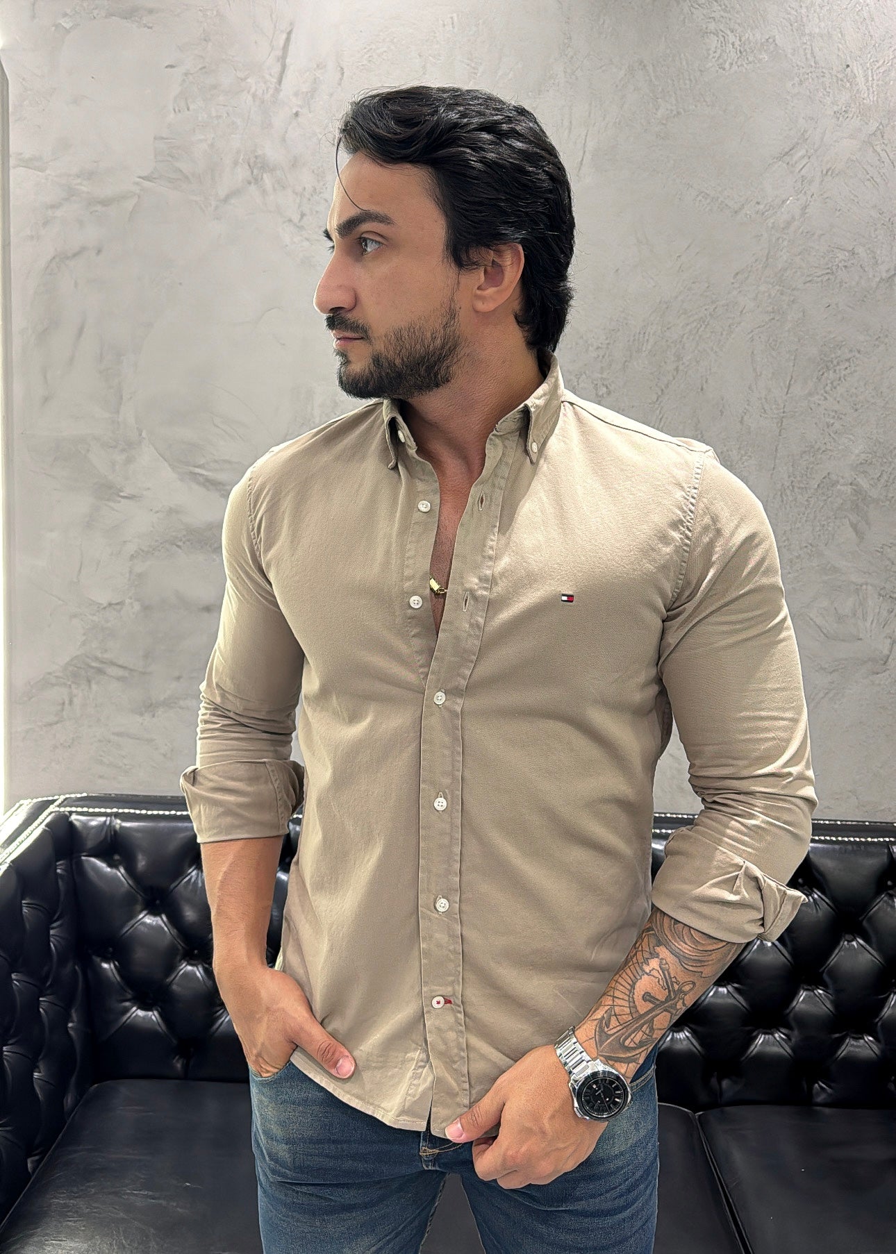Camisa TOMMY H. M/L