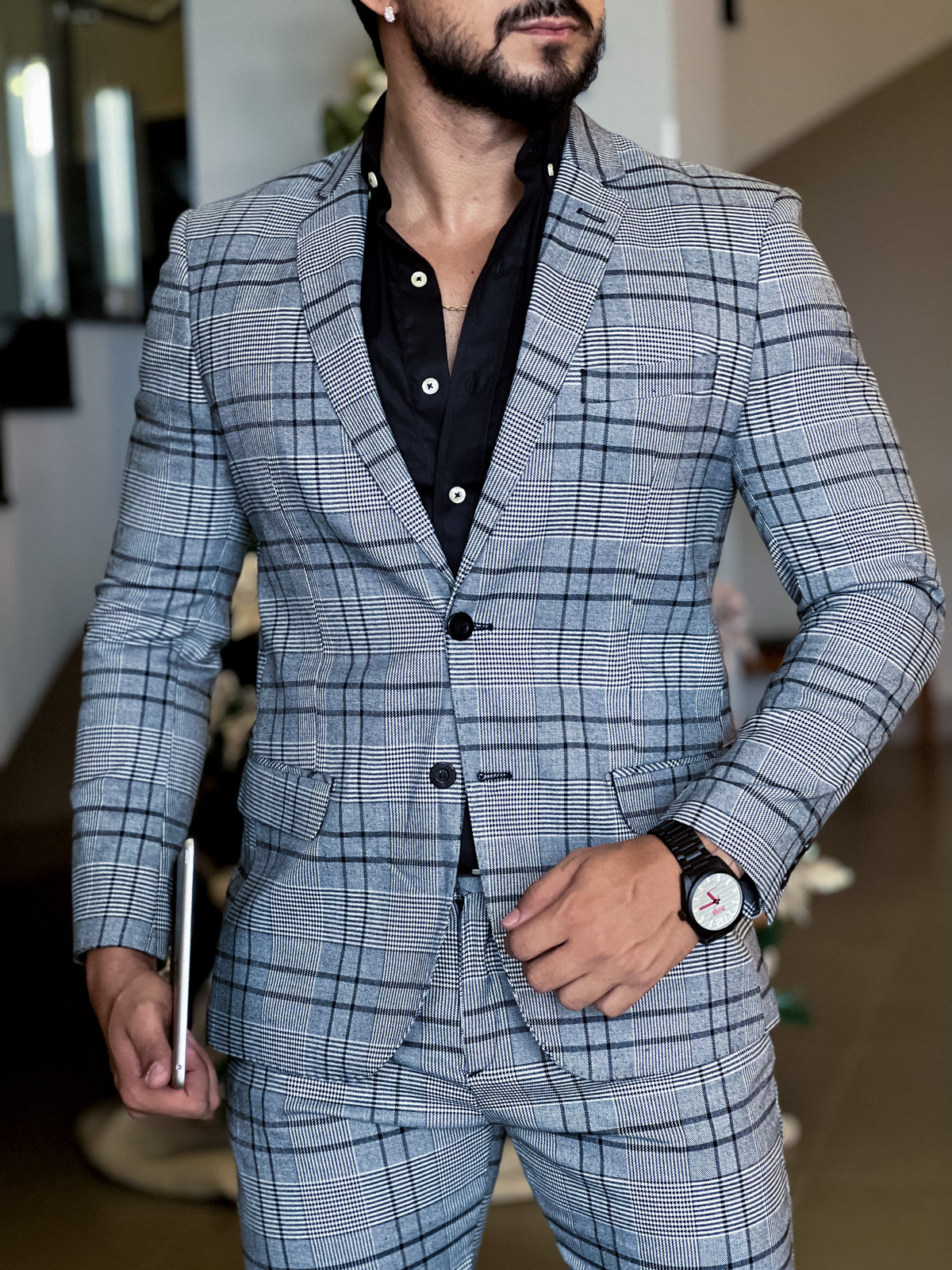 Blazer Slim Premium “ NEW PRÍNCIPE DE GALES “