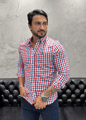 Camisa Ralph Lauren M/Longa Xadrez