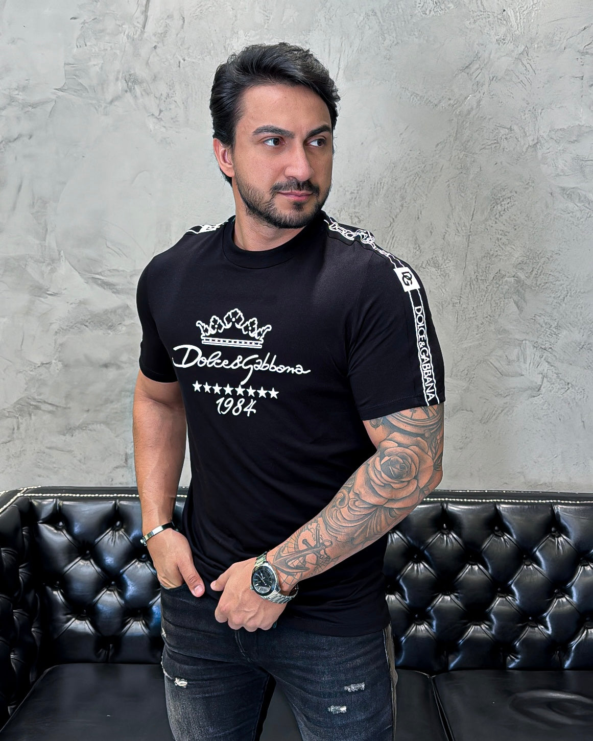 T-Shirt D&G Preto