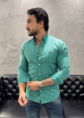 Camisa Ralph Lauren M/L MicroXadrez