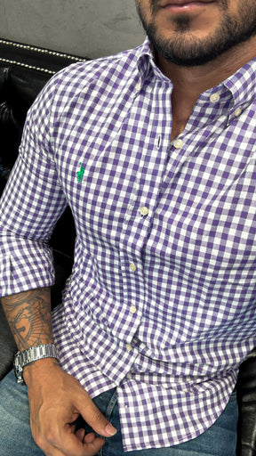 Camisa Ralph Lauren M/Longa Xadrez