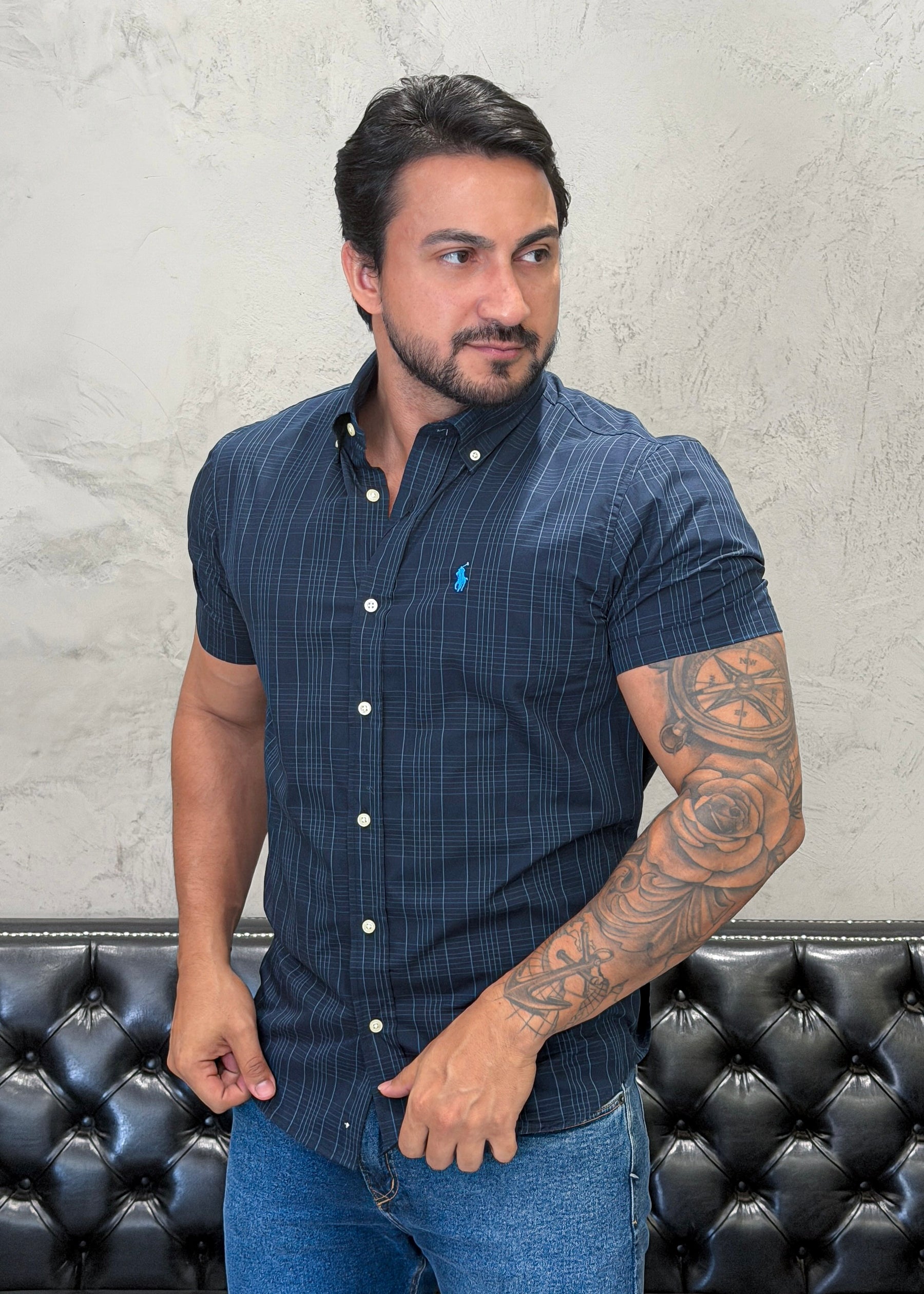 Camisa Ralph Lauren M/C Xadrez
