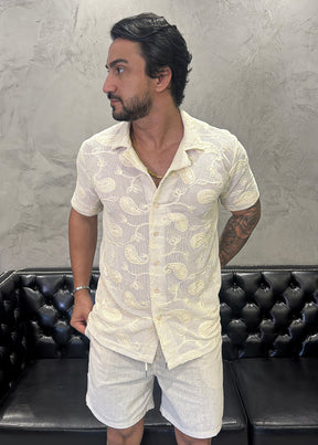 Camisa Riviera Tricot Bege