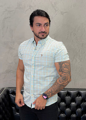 Camisa Ralph Lauren M/Curta Xadrez
