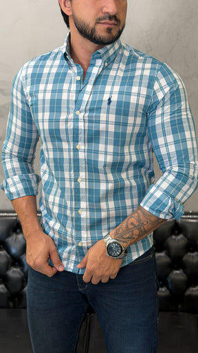 Camisa Ralph Lauren M/L Xadrez