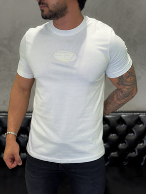 T-Shirt DIESEL Logo Branco
