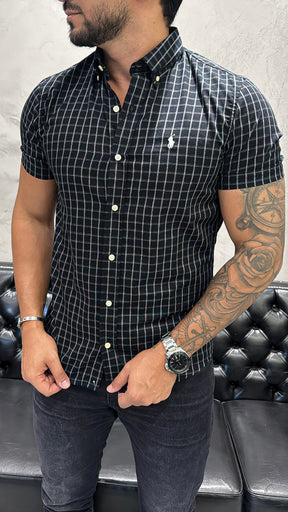 Camisa Ralph Lauren M/Curta Xadrez