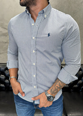 Camisa Ralph Lauren M/Longa MicroXadrez