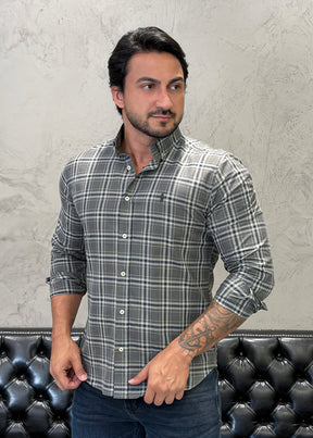 Camisa Ralph Lauren M/Longa Xadrez