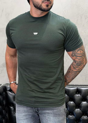 T-Shirt DIESEL Basic Musgo