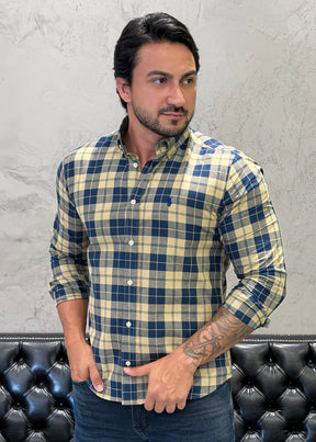 Camisa Ralph Lauren M/Longa Xadrez
