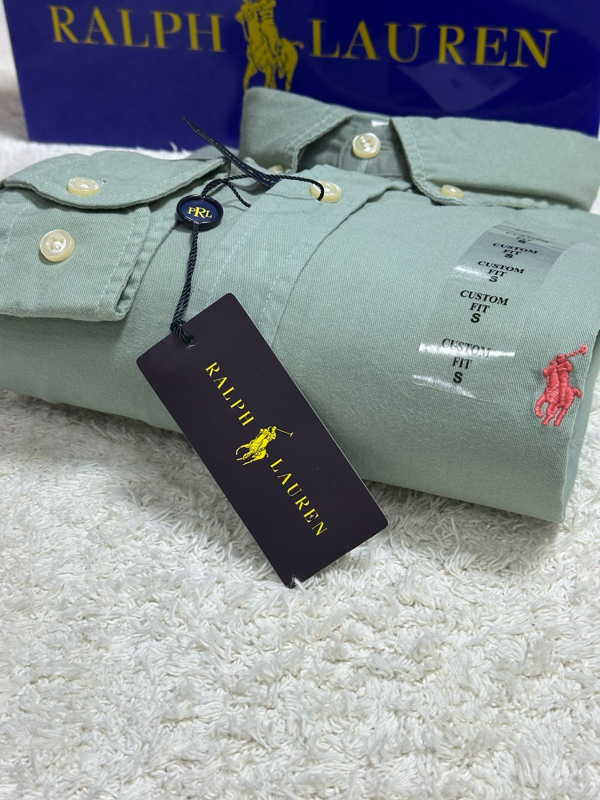 Camisa Ralph Lauren M/Longa Tinturada Verde