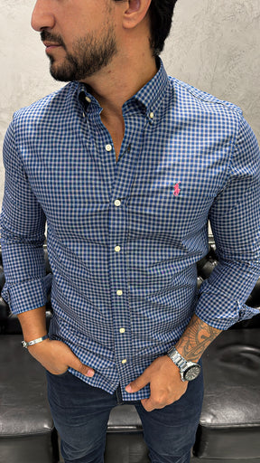 Camisa Ralph Lauren M/Longa Xadrez