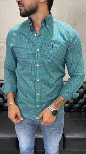 Camisa Ralph Lauren M/Longa Xadrez