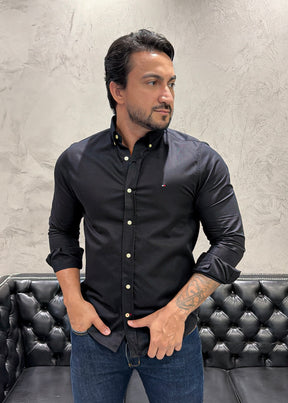 Camisa T. H. M/L Preto