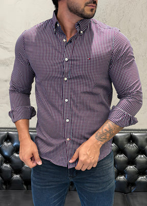 Camisa T.H M/Longa Xadrez