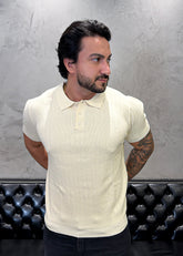Polo Tricot Luxo Bege