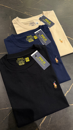 T-Shirt Basic Ralph Lauren Marinho