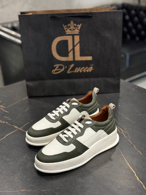 Sneaker DL67 Areia c/ Musgo