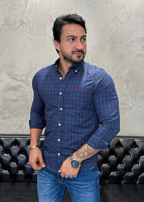 Camisa Ralph Lauren M/Longa Xadrez