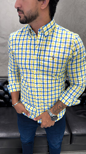 Camisa Ralph Lauren M/Longa Xadrez