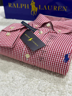 Camisa Ralph Lauren M/Longa MicroXadrez