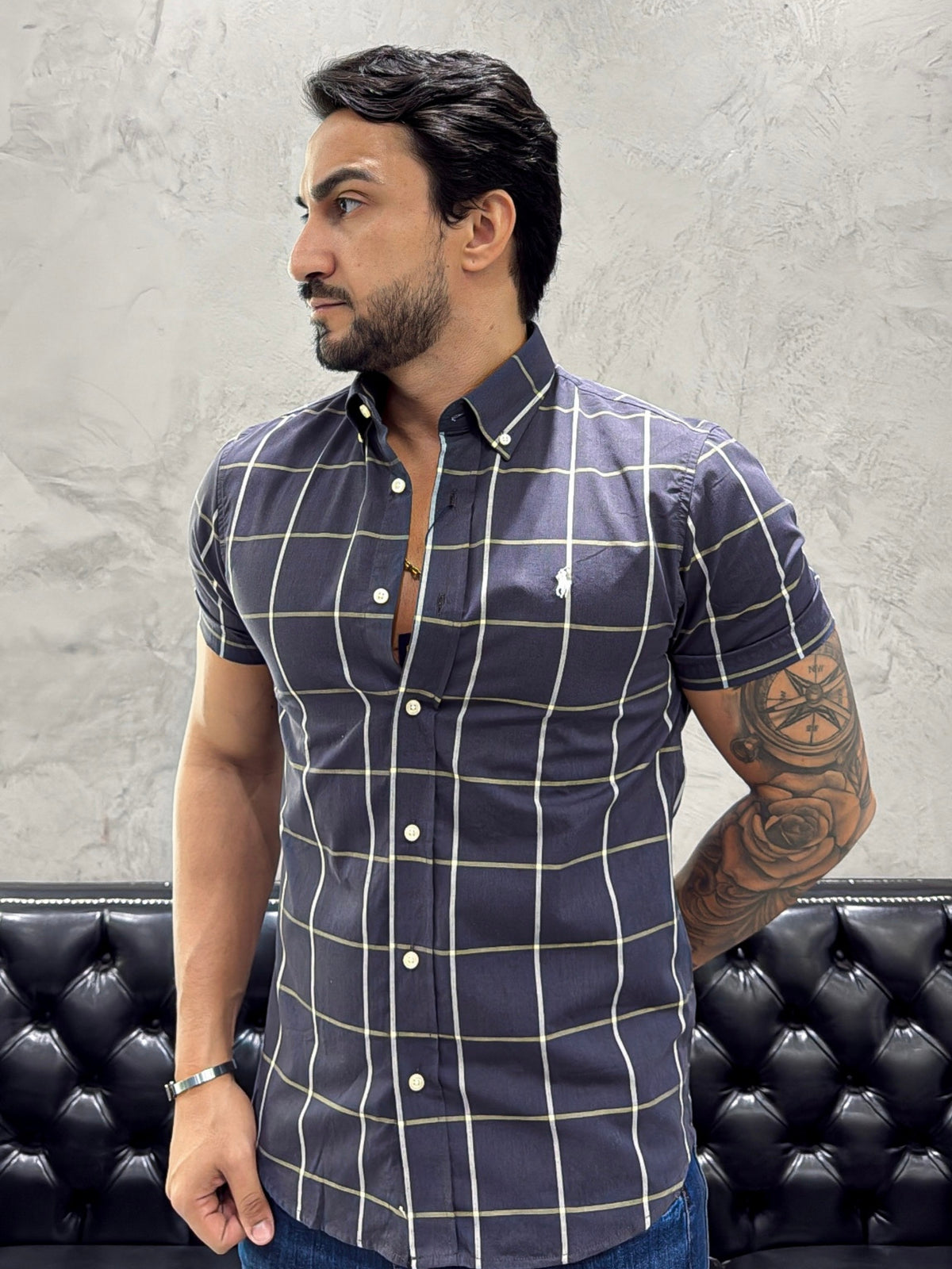 Camisa Ralph Lauren M/Curta
