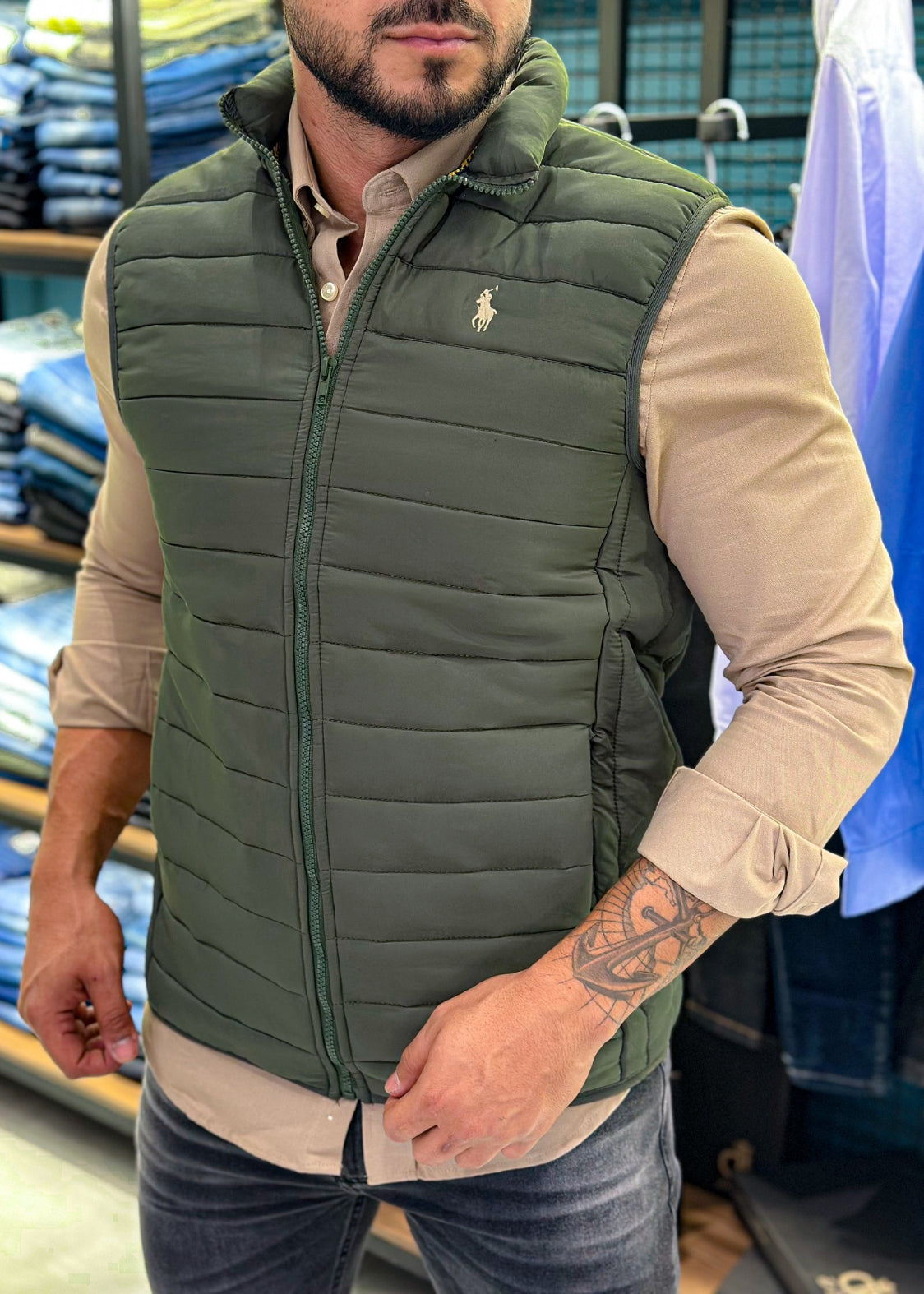 Colete Ralph Lauren Verde
