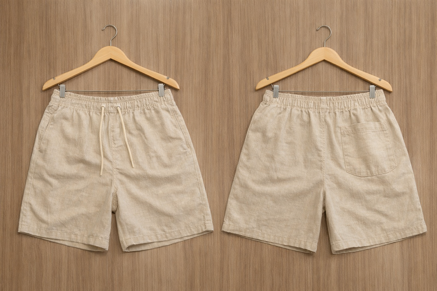 Short Linho Palha